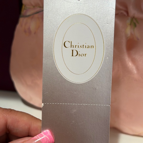 Dior Pink Floral Cosmetic Pouch - Picture 5 of 11